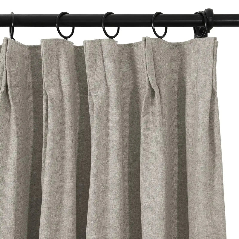 Lila 100% Blackout Drape Pleated-?-TWOPAGES
