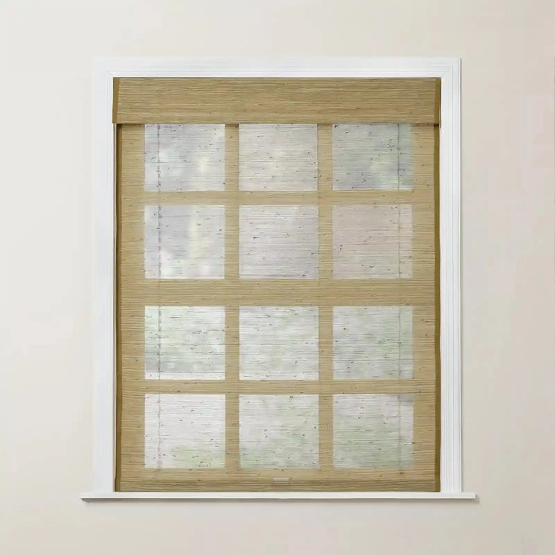 Rae Motorized Window Blinds Bamboo Woven - Series P?-TWOPAGES CURTAINS