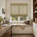 Rae Natural Jute Flax Woven Blind - Khaki-?-TWOPAGES CURTAINS