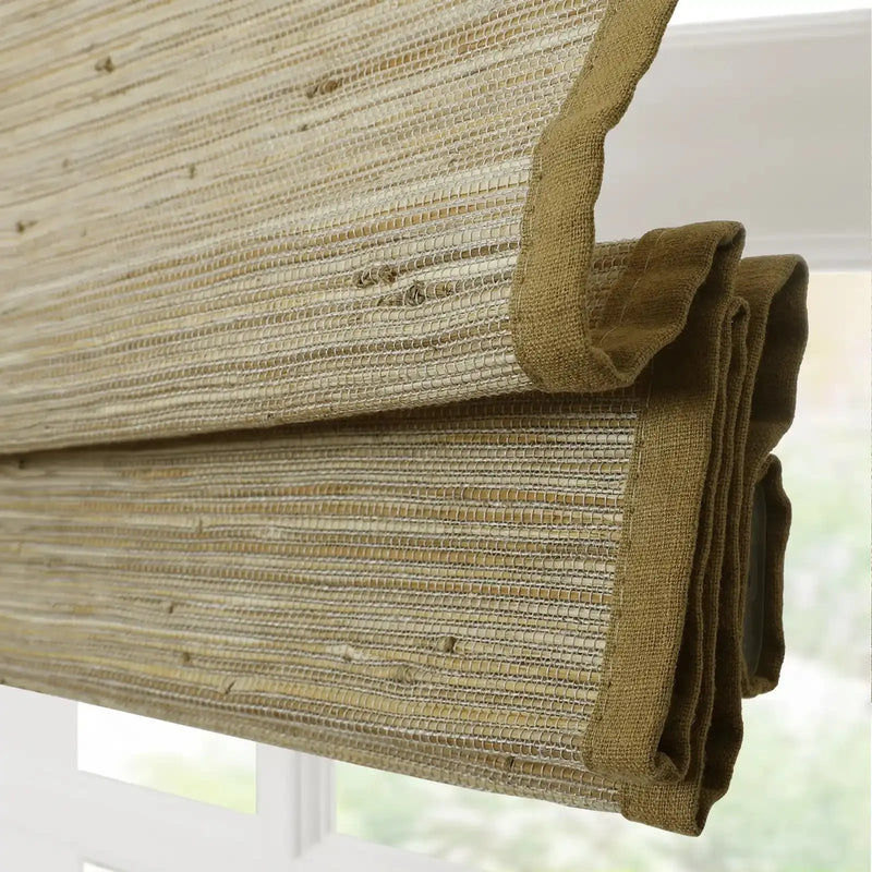 Rae Natural Ramie Bamboo Woven Blinds - Series P-?-TWOPAGES CURTAINS