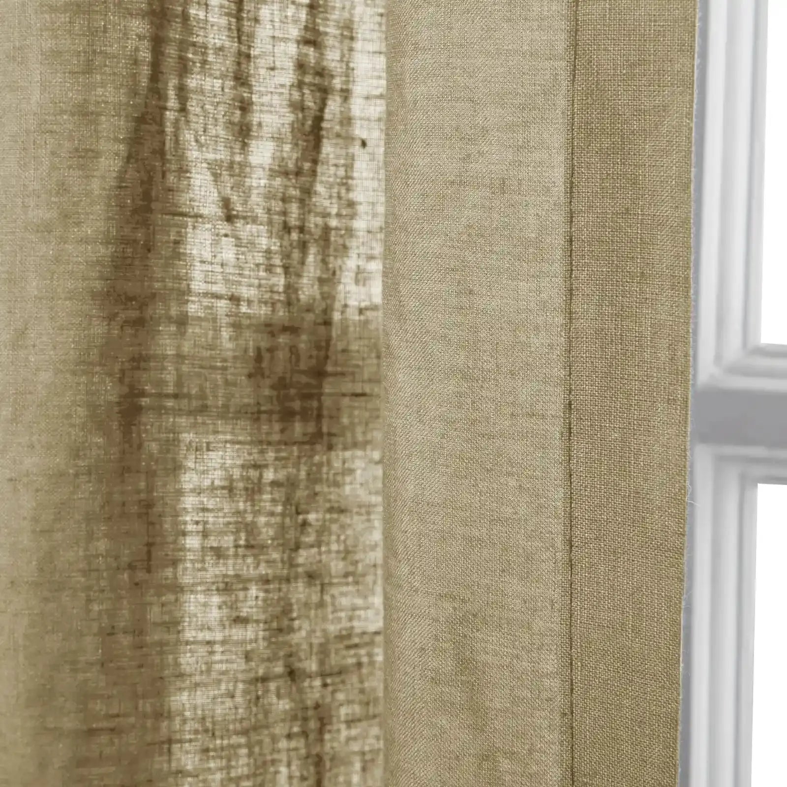 Doris 100% European Flax Linen Curtain Pleated?-TWOPAGES