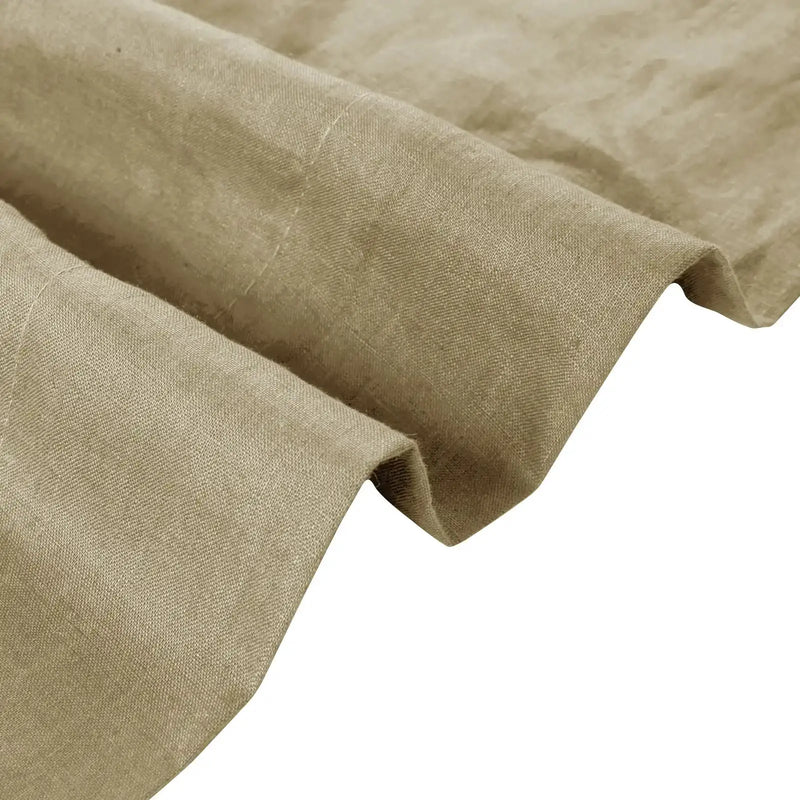 Doris 100% European Flax Linen Curtain Pleated?-TWOPAGES