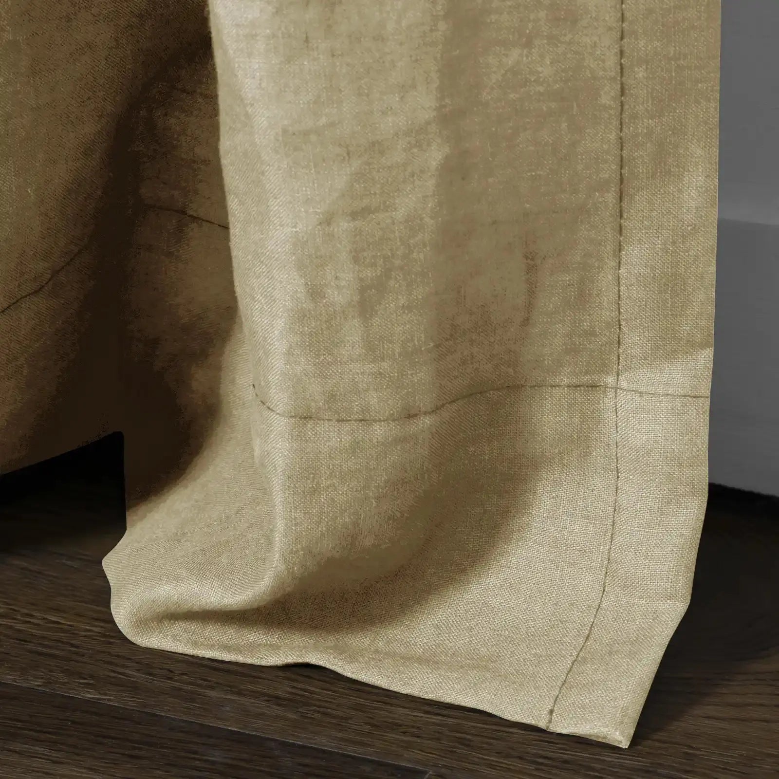 Doris 100% European Flax Linen Curtain Pleated?-TWOPAGES