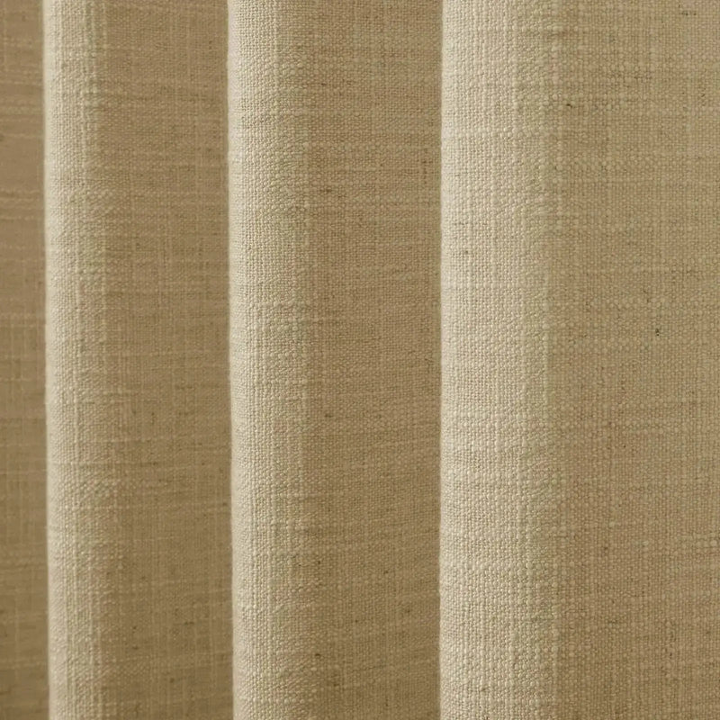 Liz Linen Pleated Cafe Curtains -TWOPAGES