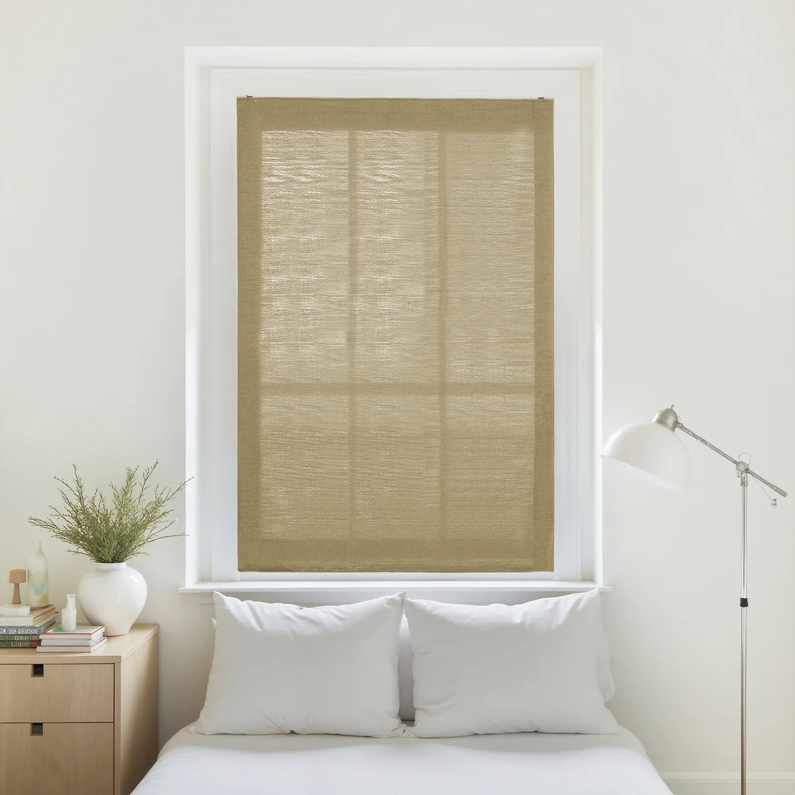 Liz Linen Relaxed Roman Blind Cord Lift