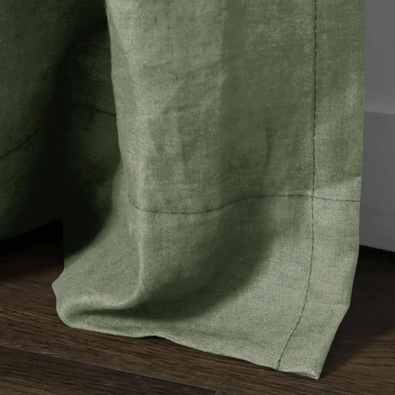 Doris 100% European Flax Linen Curtain Pleated?-TWOPAGES