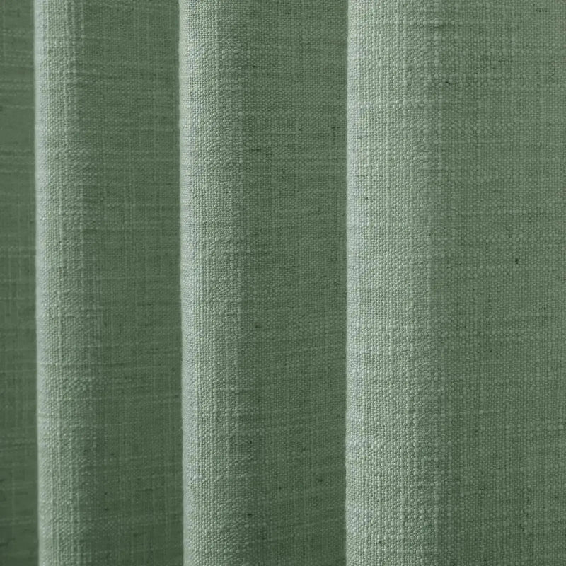 Liz Linen Pleated Cafe Curtains -TWOPAGES