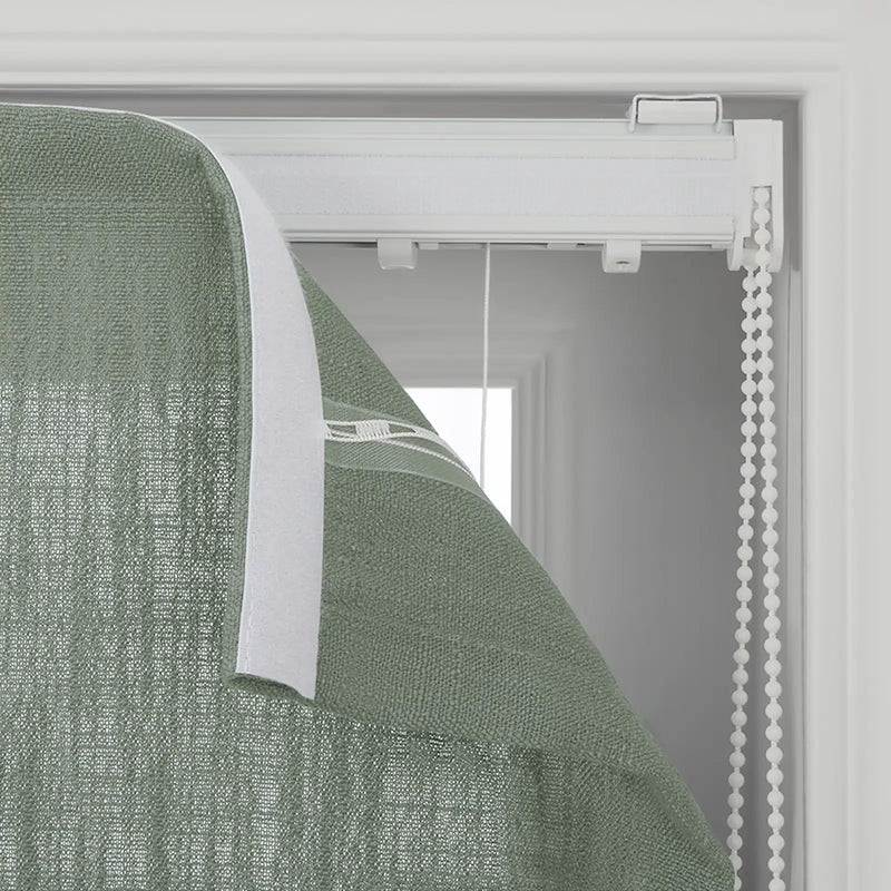 Liz Linen Flat Roman Blind Cord Lift