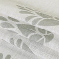 Stefana Silber Print Linen Blend Curtain Drapery Pleated?-TWOPAGES