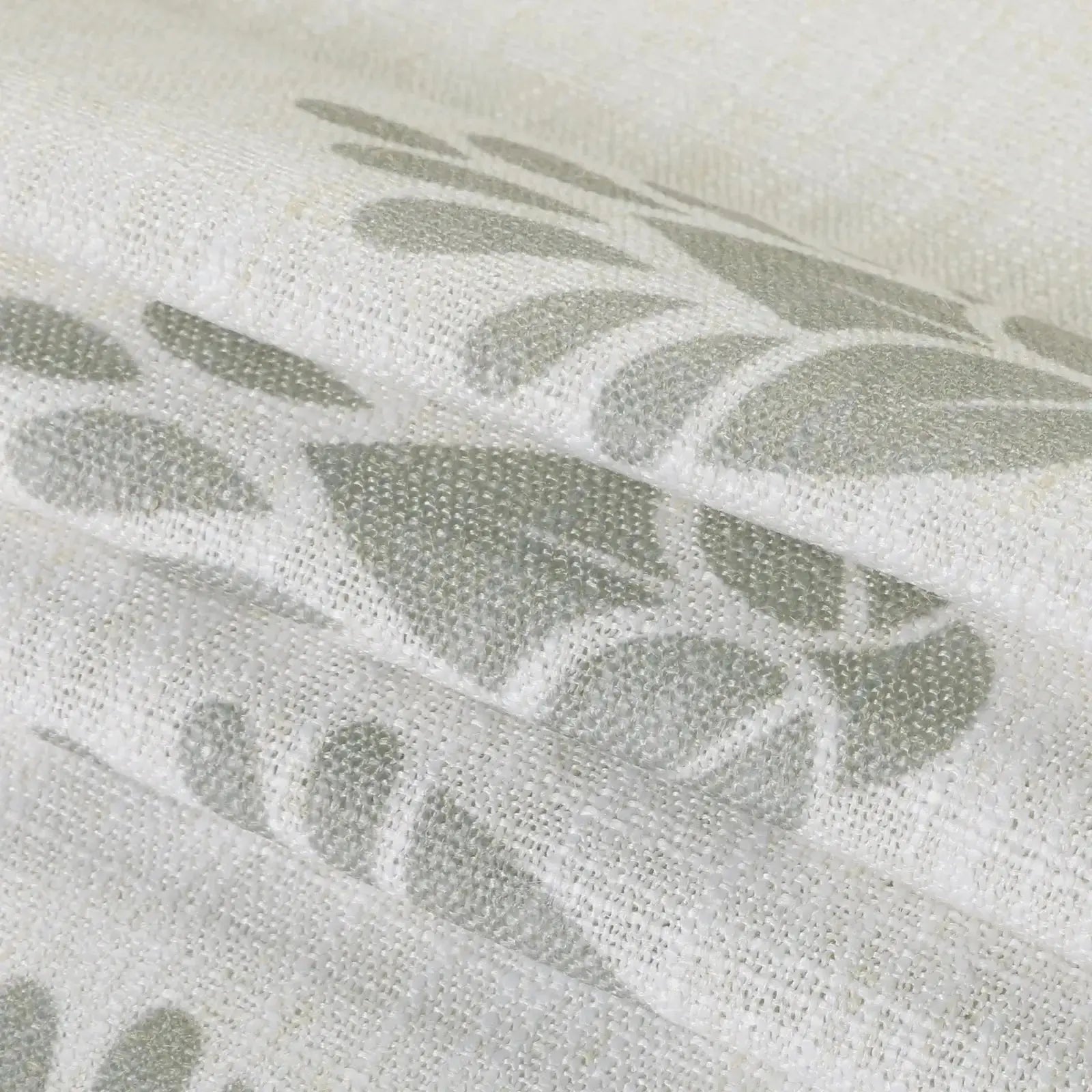 Stefana Silber Print Linen Blend Curtain Drapery Pleated?-TWOPAGES