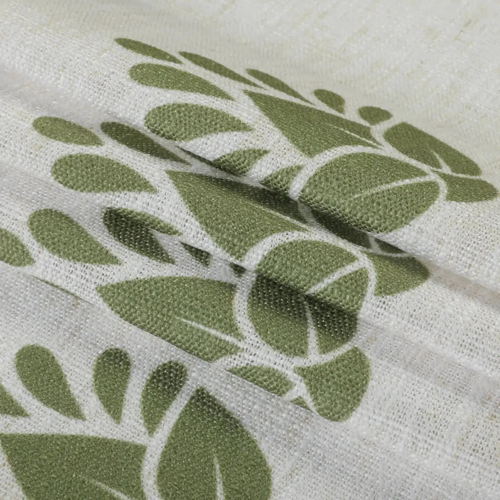 Stefana Silber Print Linen Blend Curtain Drapery Pleated?-TWOPAGES