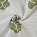 Stefana Silber Print Linen Blend Curtain Drapery Pleated?-TWOPAGES