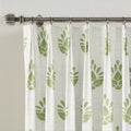 Stefana Silber Print Linen Blend Curtain Drapery Pleated?-TWOPAGES