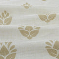 Stefana Silber Print Linen Blend Curtain Drapery Pleated?-TWOPAGES