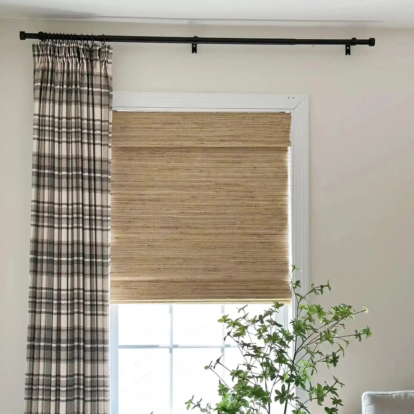 Sara Le Print Linen Drapery Pleated?-TWOPAGES