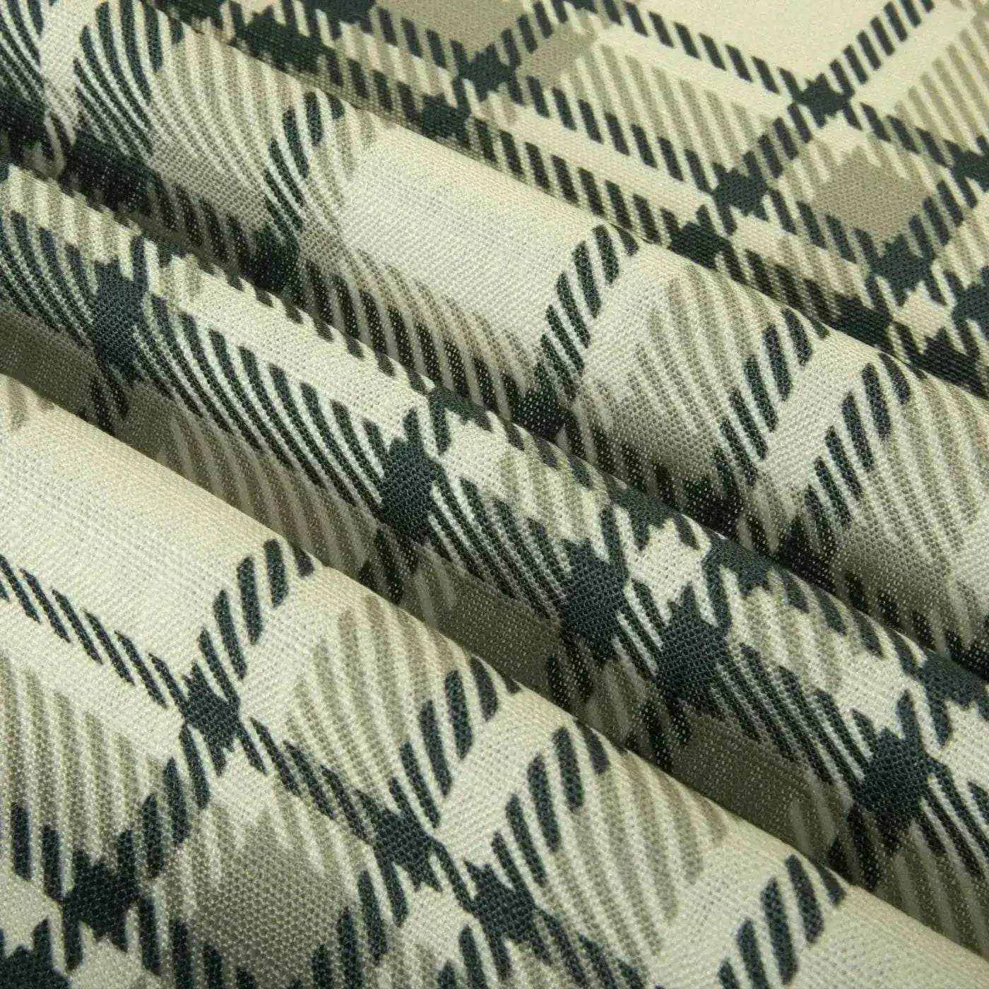 Sara Le Print Linen Pleated Cafe Curtains -TWOPAGES