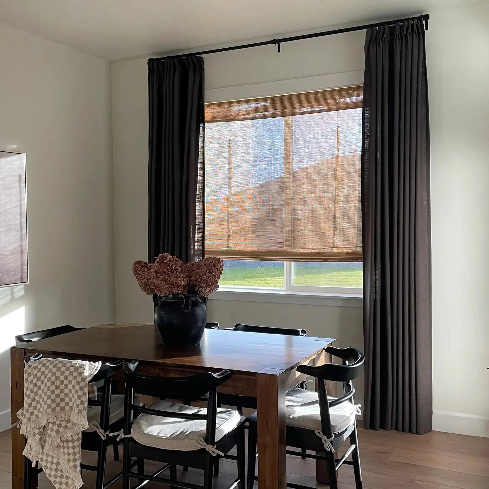 Natural Ramie Bamboo Woven Blind - Beige?-TWOPAGES CURTAINS
