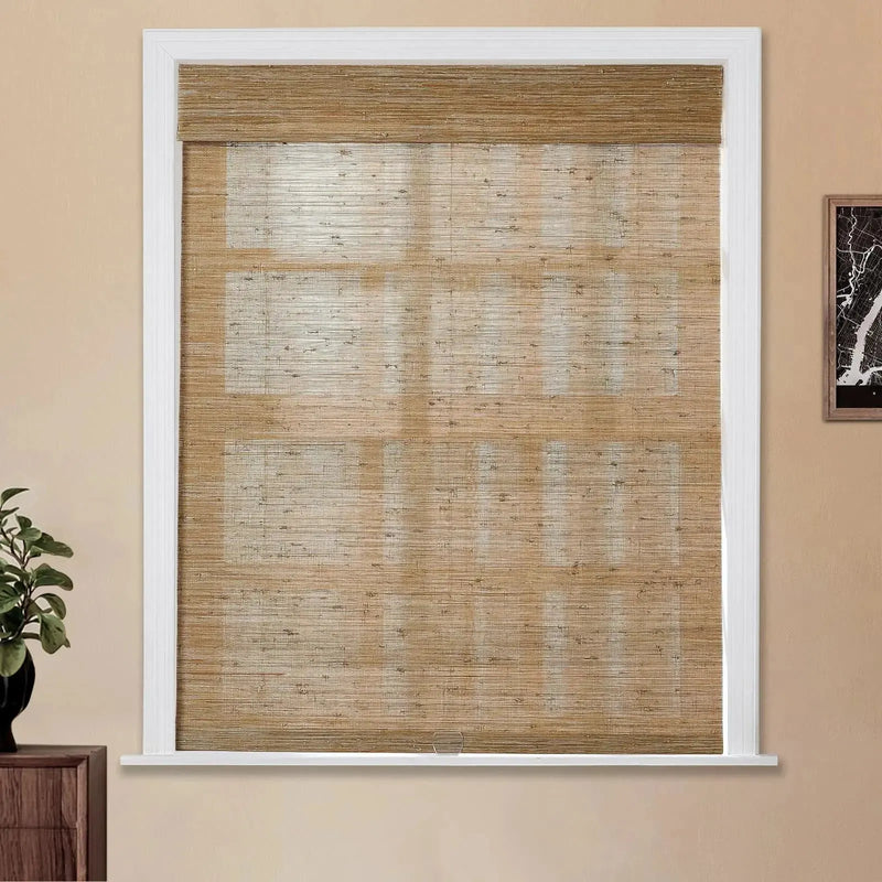 Natural Jute Bamboo Woven Blind - Bark TWOPAGES CURTAINS