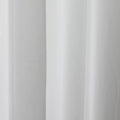 Florida Embossed White Semi Sheer Curtain Pleated?-TWOPAGES