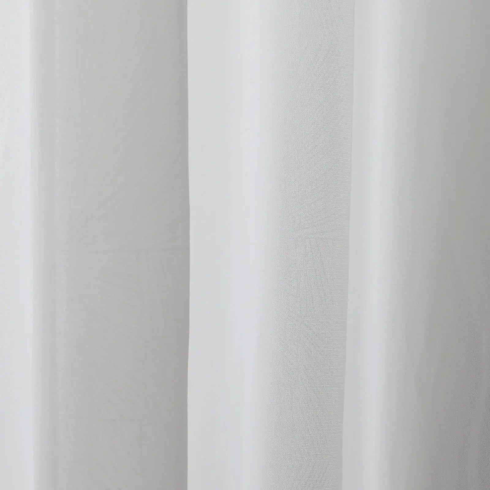 Florida Embossed White Semi Sheer Curtain Pleated?-TWOPAGES
