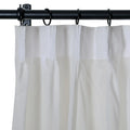 Florida Embossed White Semi Sheer Curtain Pleated?-TWOPAGES
