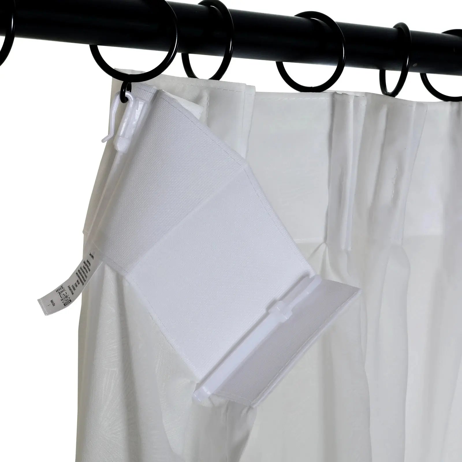 Florida Embossed White Semi Sheer Curtain Pleated?-TWOPAGES