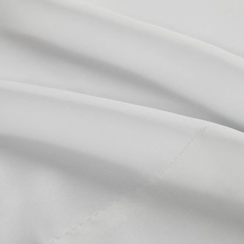 Florida Embossed White Semi Sheer Curtain Pleated?-TWOPAGES