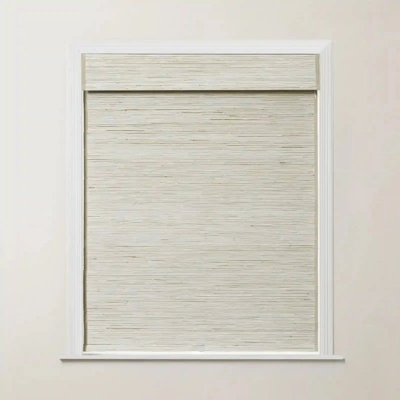 Rae Natural Ramie Jute Woven Wood Blinds - Series D?-TWOPAGES CURTAINS