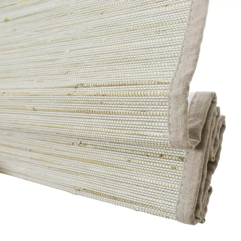 Rae Natural Ramie Jute Woven Wood Blinds - Series D?-TWOPAGES CURTAINS