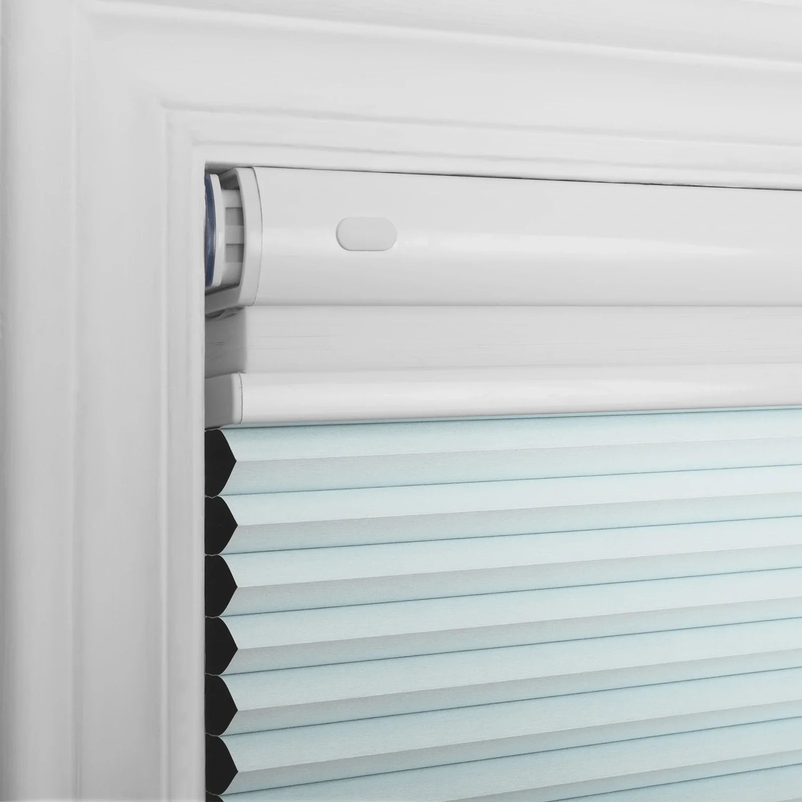 Aura No-Drill Day Night Blackout Cellular Window Blinds Cordless