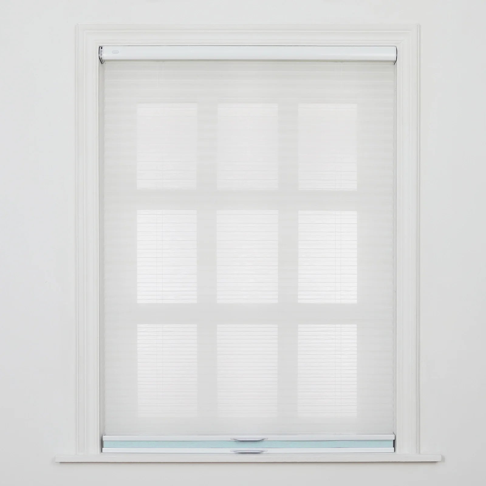 Aura No-Drill Day Night Blackout Cellular Window Blinds Cordless