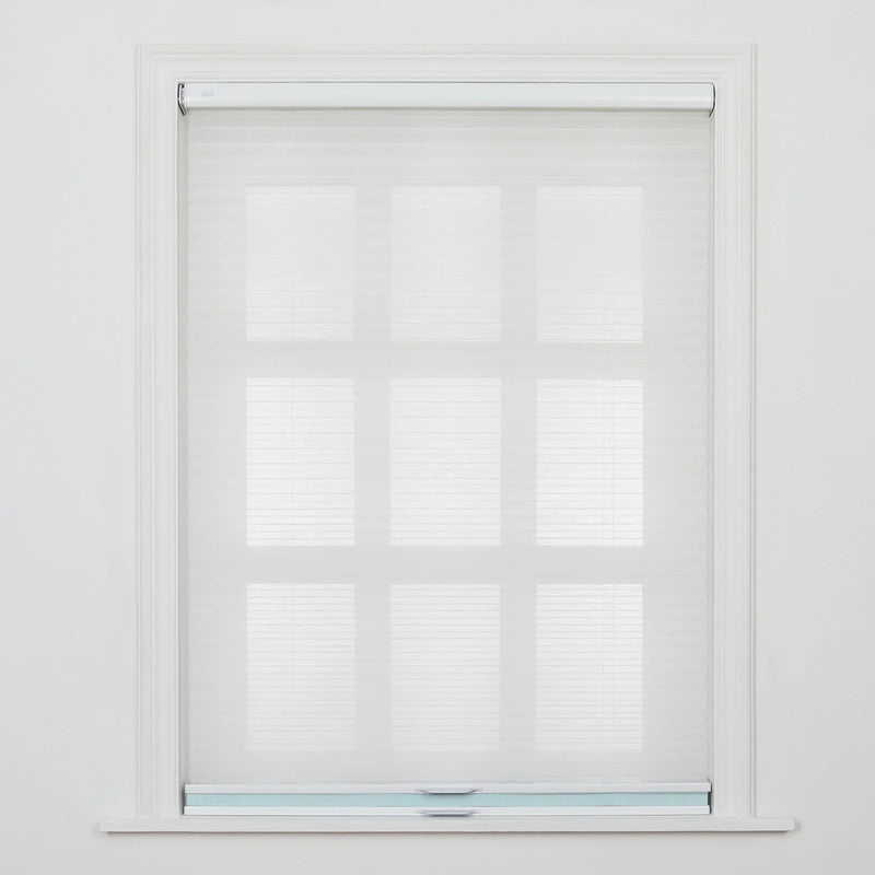 Aura No-Drill Day Night Blackout Cellular Window Blinds Cordless