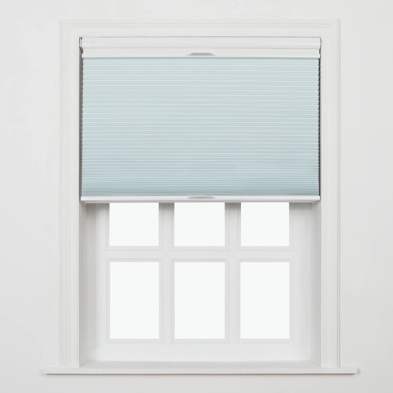 Aura No-Drill Day Night Blackout Cellular Window Blinds Cordless