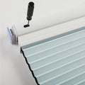 Aura No-Drill Day Night Blackout Cellular Window Blinds Cordless