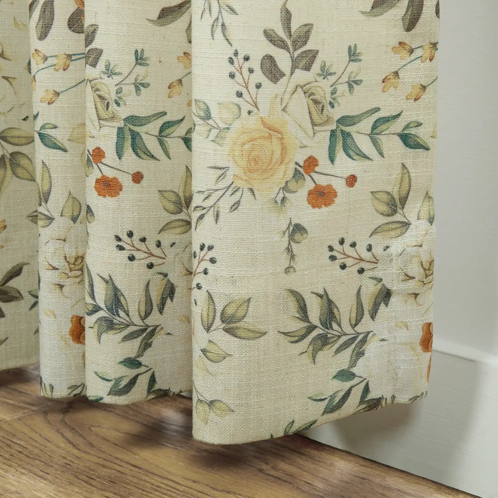 Holly Botanical Boho Drapery Pleated (52 inches Width Limit)?-TWOPAGES