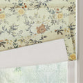 Holly Botanical Boho No-Drill Flat Fold Roman Blind Cordless