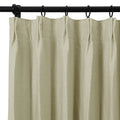 Patti Premium 100% Belgian Flax Linen Curtain Pleated- -TWOPAGES