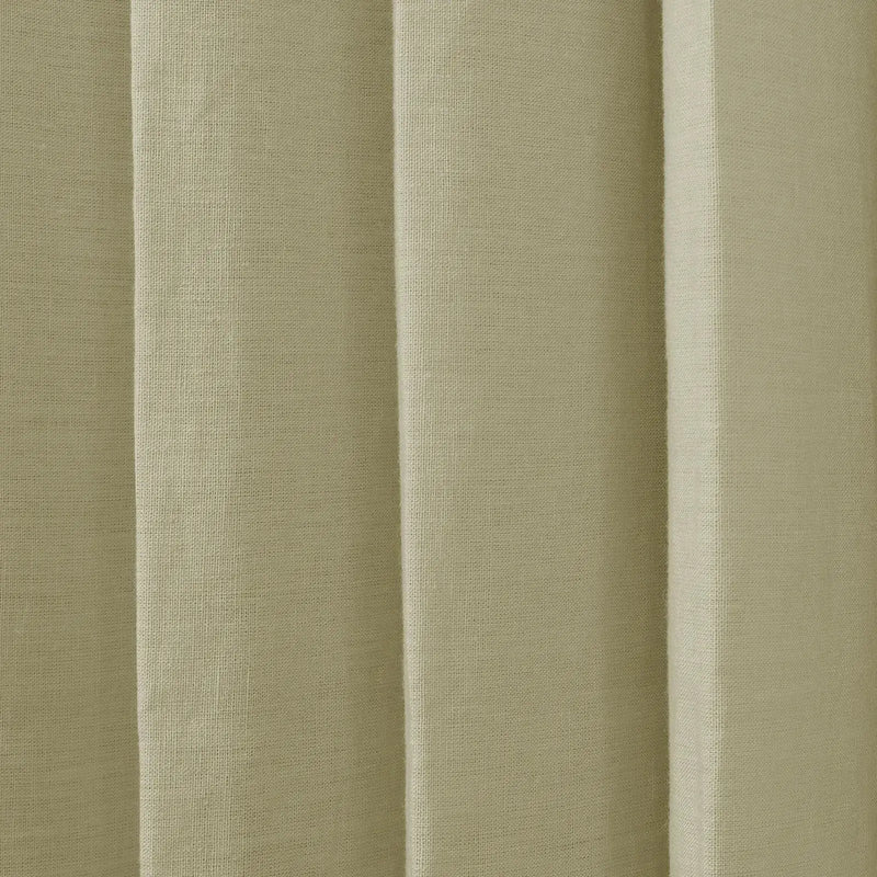 Patti Premium 100% Belgian Flax Linen Curtain Pleated- -TWOPAGES