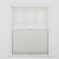 Aura No-Drill Day Night Blackout Cellular Window Blinds Cordless