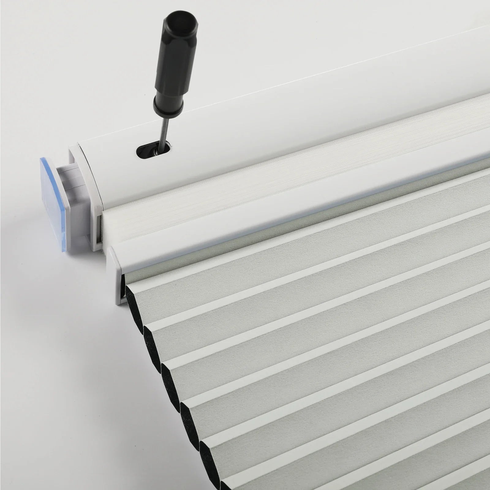 Aura No-Drill Day Night Blackout Cellular Window Blinds Cordless