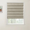 Jawara Linen Cotton Deco Fold Roman Blind Cordless