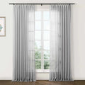 Flynn Airy Lightweight Sheer Curtain Pleated?-TWOPAGES