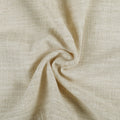 Light Khaki Liz Linen Pleated Curtains soft linen weave gathered into a spiral close-up