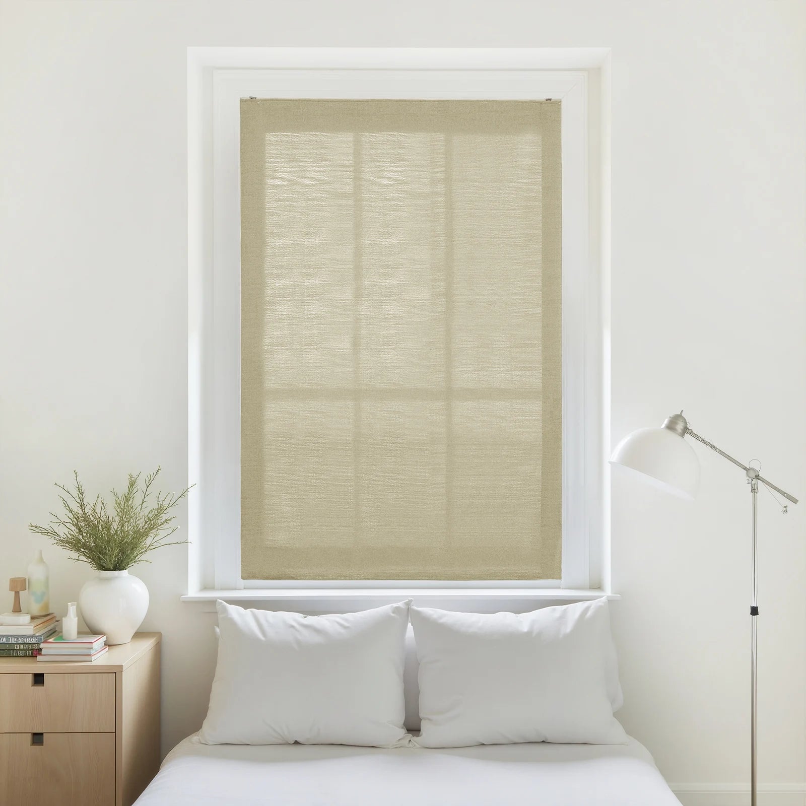 Liz Linen Relaxed Roman Blind Cord Lift