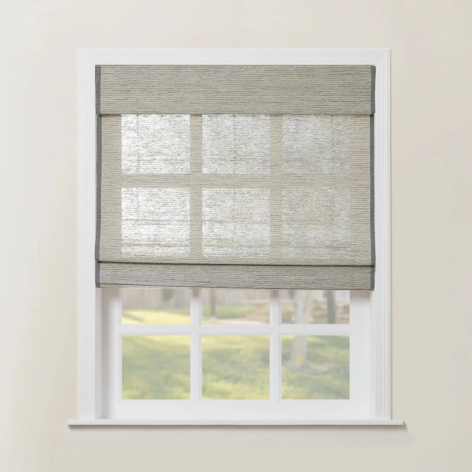 Rae Natural Ramie Flax Woven Wood Blinds - Series C-?-TWOPAGES CURTAINS
