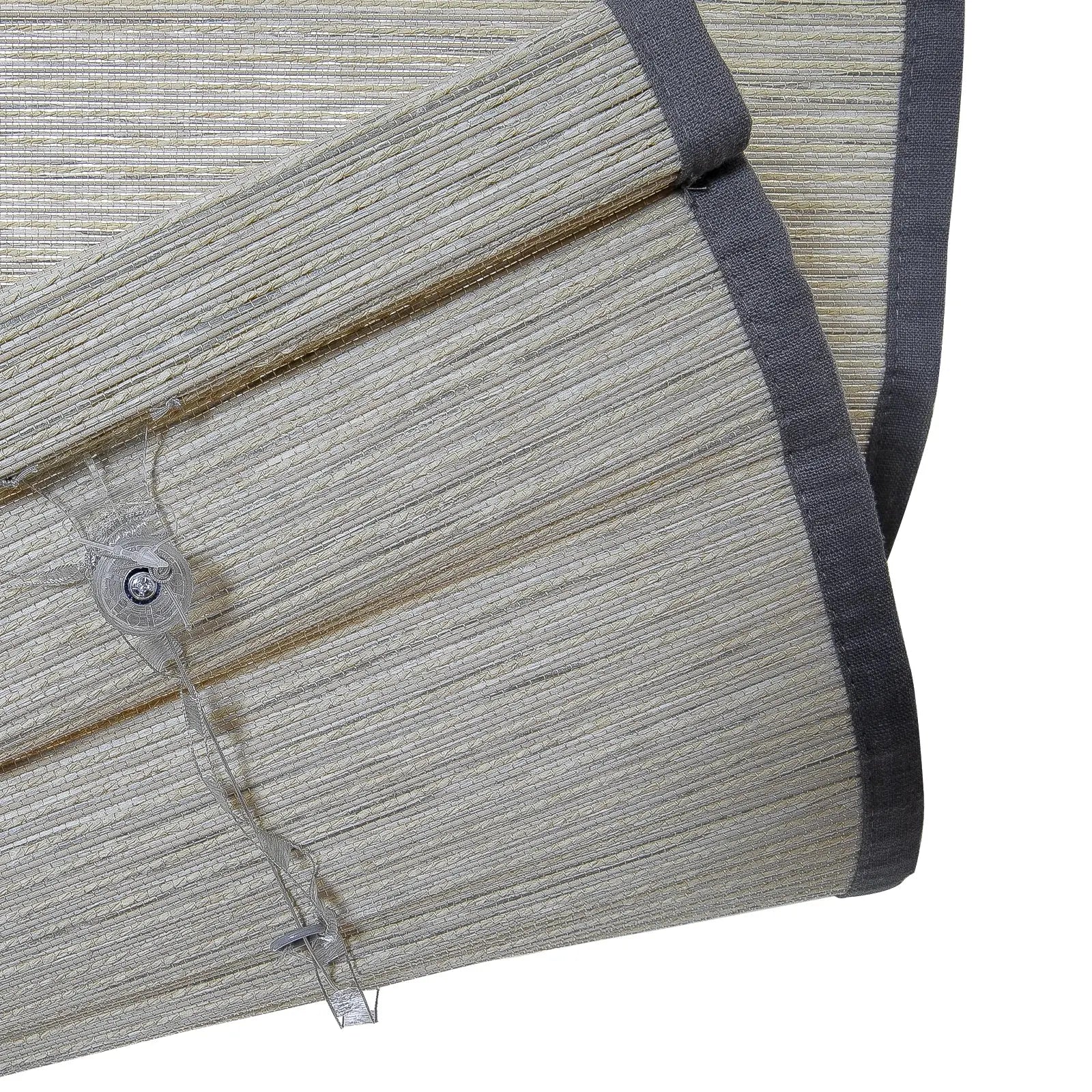 Rae Natural Ramie Flax Woven Wood Blinds - Series C-?-TWOPAGES CURTAINS