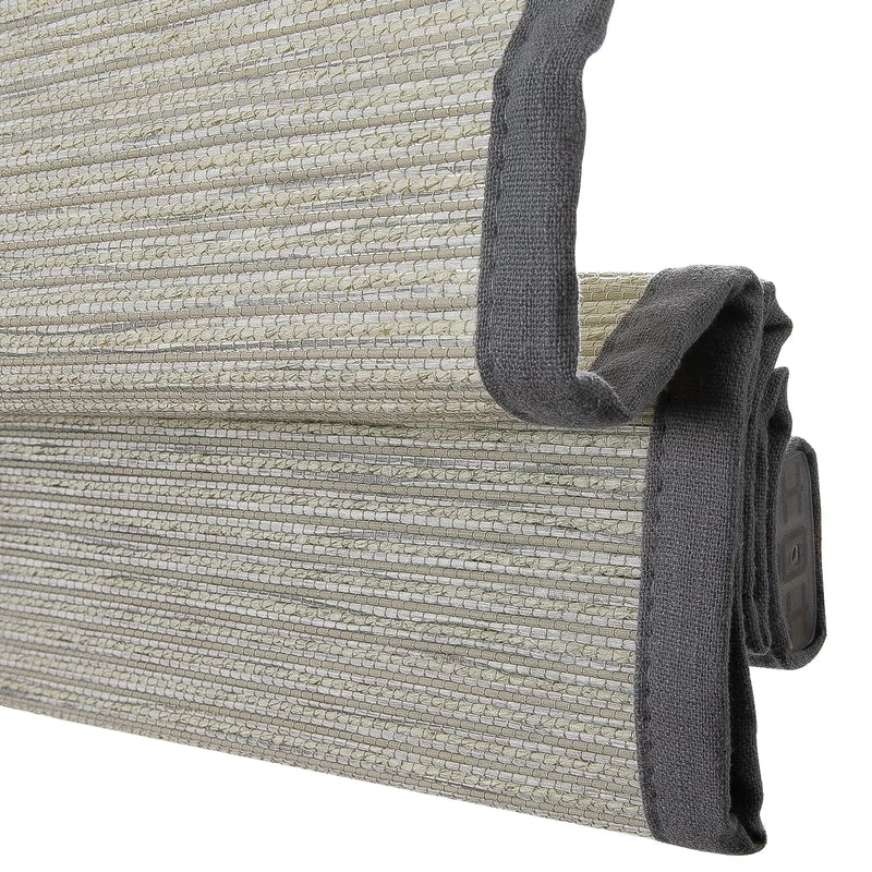 Rae Natural Ramie Flax Woven Wood Blinds - Series C-?-TWOPAGES CURTAINS