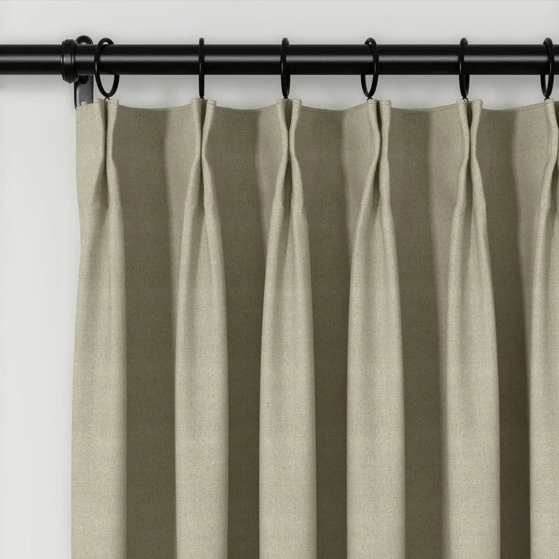 Karin Pure Wool Curtain Pleated -TWOPAGES