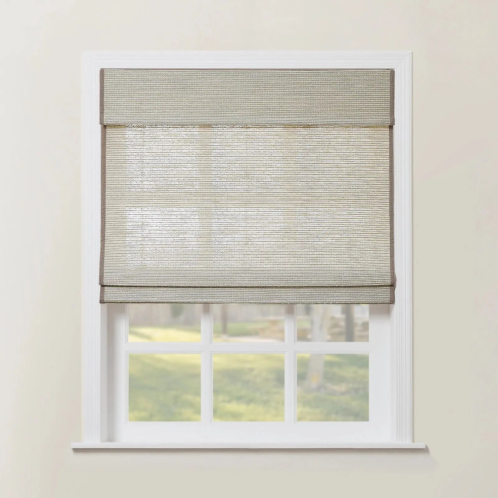 Rae Natural Ramie Flax Woven Wood Blinds - Series C-?-TWOPAGES CURTAINS