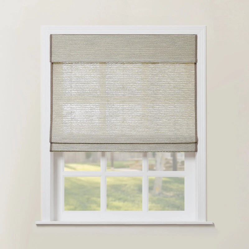 Rae Natural Ramie Flax Woven Wood Blinds - Series C-?-TWOPAGES CURTAINS